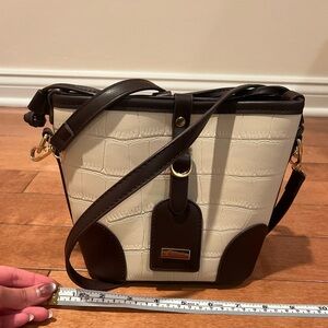 Brown & White Mini Bag